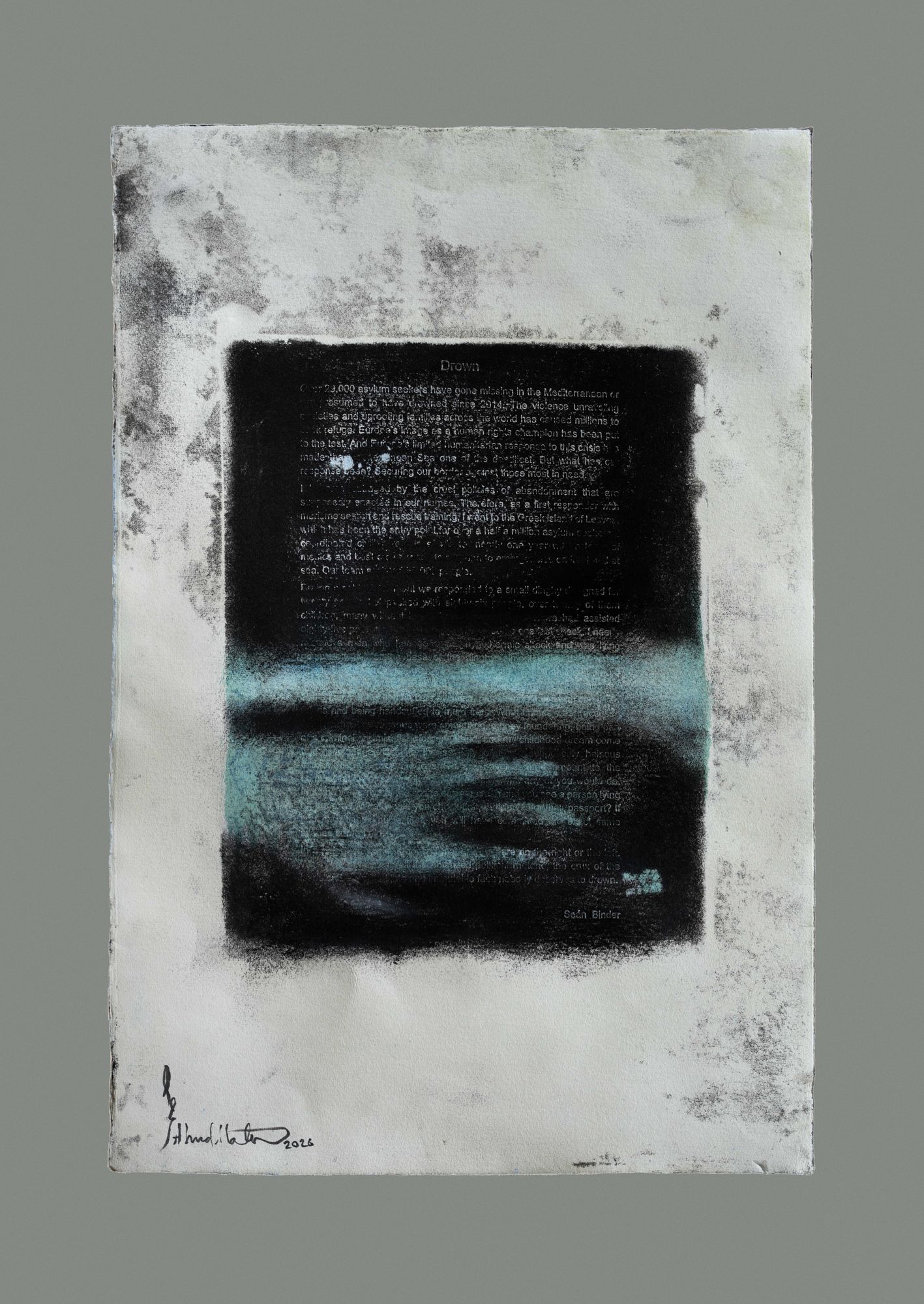 Ahmed Mater, Drown